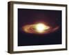 Implosion of a Sun with Visible Solar System and Planets-Stocktrek Images-Framed Photographic Print