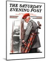 "Important Business" Saturday Evening Post Cover, September 20,1919-Norman Rockwell-Mounted Premium Giclee Print