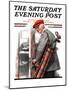 "Important Business" Saturday Evening Post Cover, September 20,1919-Norman Rockwell-Mounted Premium Giclee Print