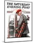 "Important Business" Saturday Evening Post Cover, September 20,1919-Norman Rockwell-Mounted Giclee Print