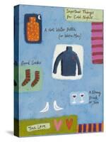 Important Things for Cold Nights-Sophie Harding-Stretched Canvas