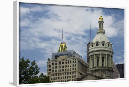 Imposing Architecture of the Baltimore City Hall-Jerry Ginsberg-Framed Photographic Print