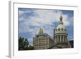 Imposing Architecture of the Baltimore City Hall-Jerry Ginsberg-Framed Photographic Print