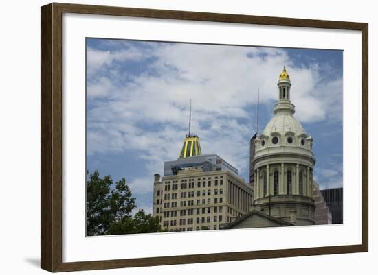 Imposing Architecture of the Baltimore City Hall-Jerry Ginsberg-Framed Photographic Print