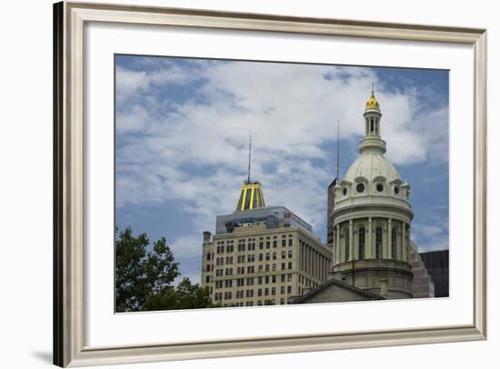 Imposing Architecture of the Baltimore City Hall-Jerry Ginsberg-Framed Photographic Print