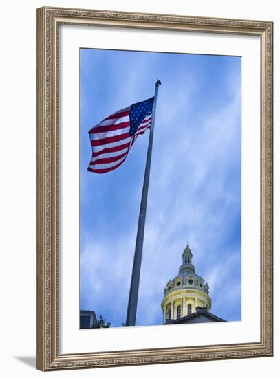 Imposing Architecture of the Baltimore City Hall-Jerry Ginsberg-Framed Photographic Print