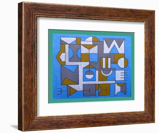 IMPOSSIBLE BUILDING. 2017-Peter McClure-Framed Giclee Print