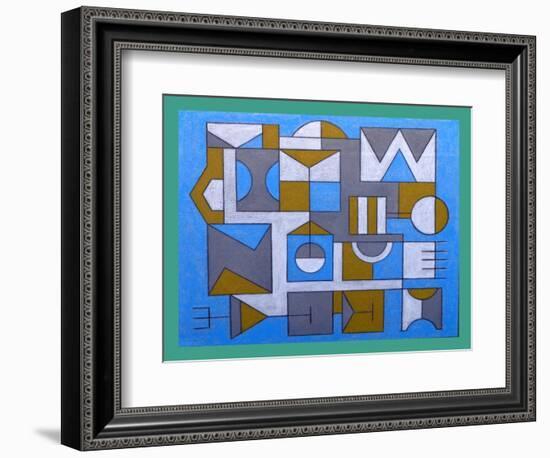 IMPOSSIBLE BUILDING. 2017-Peter McClure-Framed Giclee Print