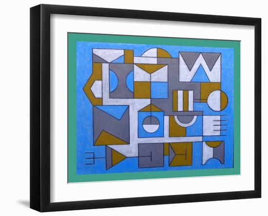 IMPOSSIBLE BUILDING. 2017-Peter McClure-Framed Giclee Print