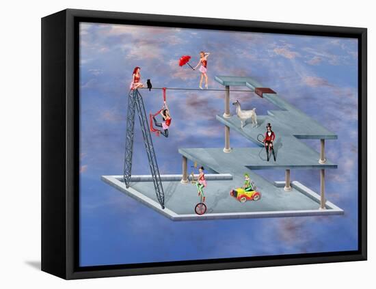 Impossible Circus-paul fleet-Framed Stretched Canvas