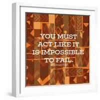 Impossible To Fail-Nicholas Biscardi-Framed Art Print