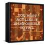 Impossible To Fail-Nicholas Biscardi-Framed Stretched Canvas