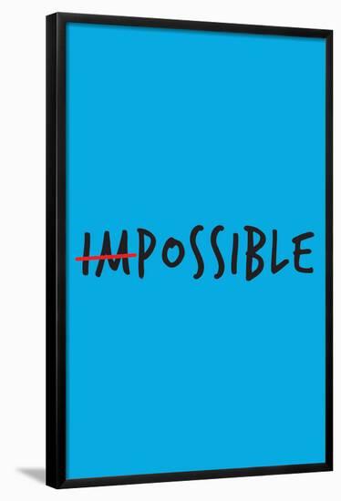 Impossible-null-Framed Poster