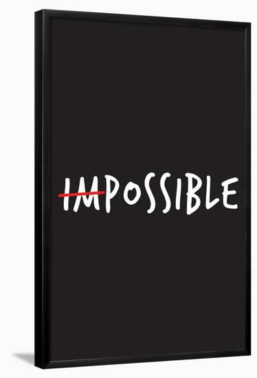 Impossible-null-Framed Poster