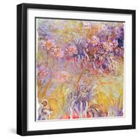 Impression: Flowers-Claude Monet-Framed Giclee Print