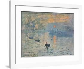 Impression (hand-made paper)-Claude Monet-Framed Collectable Print