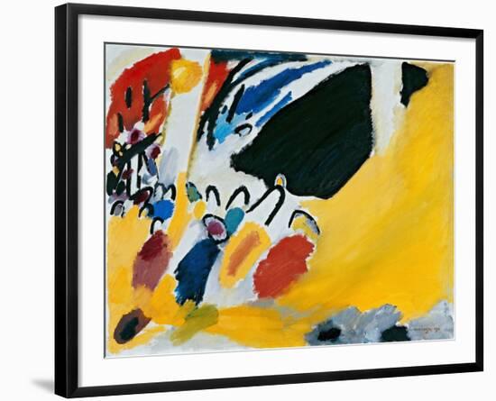 Impression lll (1911)-Wassily Kandinsky-Framed Art Print