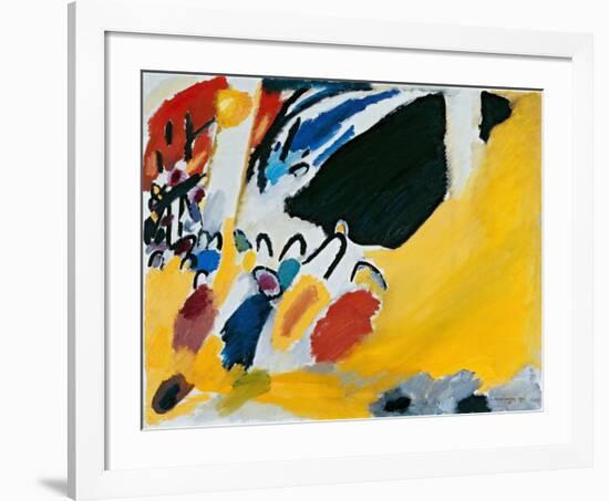 Impression lll (1911)-Wassily Kandinsky-Framed Art Print