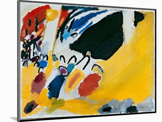 Impression No. 3 (Concert) 1911 (Oil on Canvas)-Wassily Kandinsky-Mounted Giclee Print