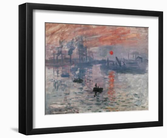 Impression Rising Sun-Claude Monet-Framed Art Print