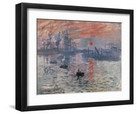 Impression Rising Sun-Claude Monet-Framed Art Print