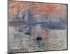 Impression Rising Sun-Claude Monet-Mounted Art Print