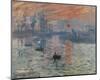 Impression Rising Sun-Claude Monet-Mounted Art Print