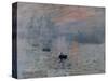 Impression, Rising Sun-Claude Monet-Stretched Canvas