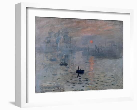 Impression, Rising Sun-Claude Monet-Framed Art Print