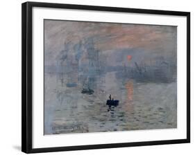 Impression, Rising Sun-Claude Monet-Framed Art Print