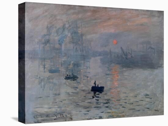 Impression, Rising Sun-Claude Monet-Stretched Canvas