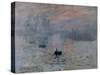 Impression, Rising Sun-Claude Monet-Stretched Canvas