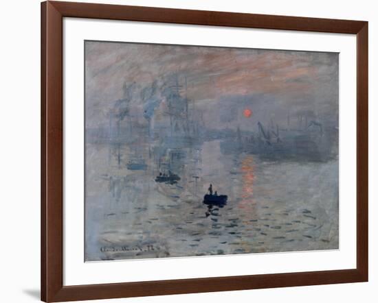 Impression, Rising Sun-Claude Monet-Framed Art Print