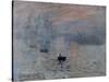 Impression, Rising Sun-Claude Monet-Stretched Canvas