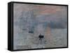 Impression, Rising Sun-Claude Monet-Framed Stretched Canvas