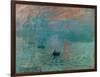 Impression, Soleil Levant (Impression, Rising Sun), painted 1872 in Le Havre, France.-Claude Monet-Framed Giclee Print