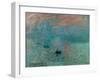 Impression, Soleil Levant (Impression, Rising Sun), painted 1872 in Le Havre, France.-Claude Monet-Framed Giclee Print