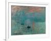 Impression, Soleil Levant (Impression, Rising Sun), painted 1872 in Le Havre, France.-Claude Monet-Framed Giclee Print