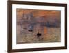 Impression, Soleil Levant-Claude Monet-Framed Art Print