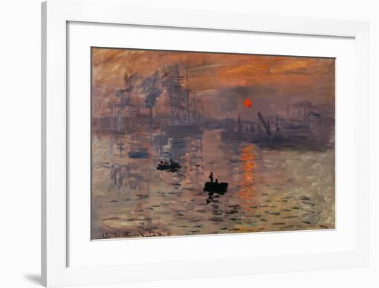 Impression, Soleil Levant-Claude Monet-Framed Art Print