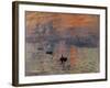 Impression, Soleil Levant-Claude Monet-Framed Giclee Print