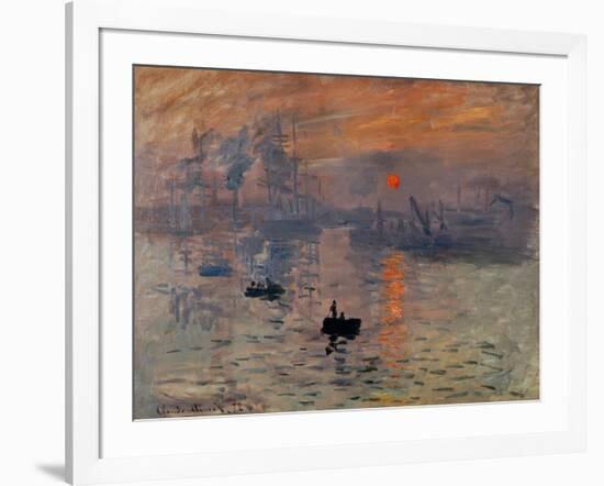 Impression, Soleil Levant-Claude Monet-Framed Giclee Print