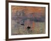 Impression, Soleil Levant-Claude Monet-Framed Giclee Print