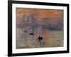 Impression, Soleil Levant-Claude Monet-Framed Giclee Print