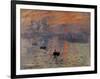 Impression, Soleil Levant-Claude Monet-Framed Giclee Print