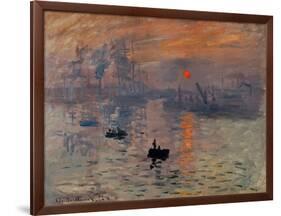 Impression, Soleil Levant-Claude Monet-Framed Giclee Print