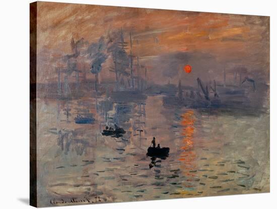 Impression, Soleil Levant-Claude Monet-Stretched Canvas