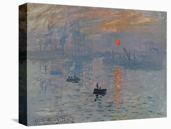 Impression: Sunrise, 1872-Claude Monet-Stretched Canvas