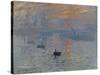 Impression: Sunrise, 1872-Claude Monet-Stretched Canvas