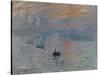 Impression: Sunrise, 1872-Claude Monet-Stretched Canvas